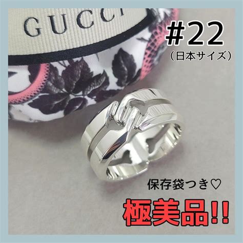 春新作の 極美品・現行品 Gucci グッチ グッチ ノットリング 指輪 極美品】gucci シルバー シルバーリング 22