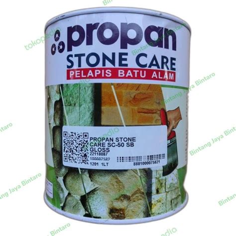 Jual Propan Stone Care 1L Cat Pelapis Dinding Batu Alam Clear Doff