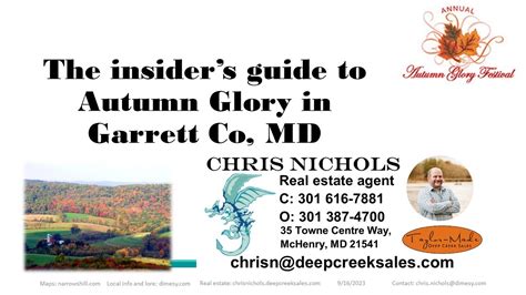 Insider S Guide To The Autumn Glory Festival In Garrett County MD YouTube