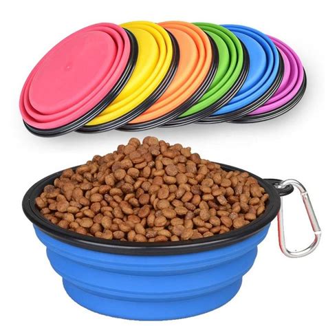 The Paws Corner Llc Travel Pet Bowl Pet Bowls Collapsible Dog Bowl