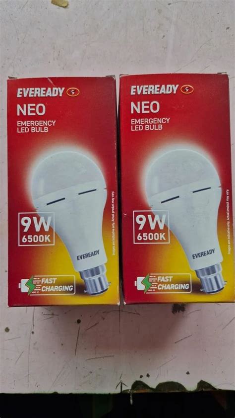 9W Eveready Neo Emergency LED Bulb Cool Day Light 6500K At Rs 280