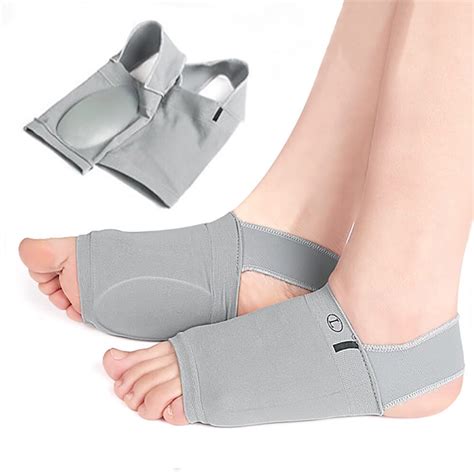 Mshun Compression Arch Support Sleeves With Gel Pad Pain Relief For