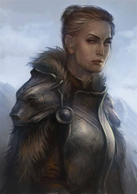 Maege Mormont Character Portraits Warrior Woman Female Characters