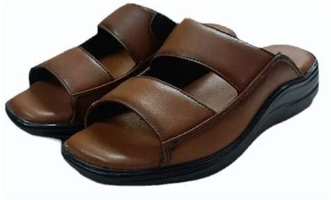 Casual Wear Men Brown Leather Sandal At Rs 450pair In Karnal Id 2852510415712