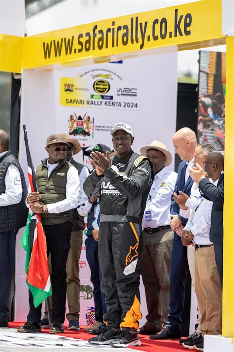 Special Easter Gift Ruto Flags Off WRC Safari Rally Kenya