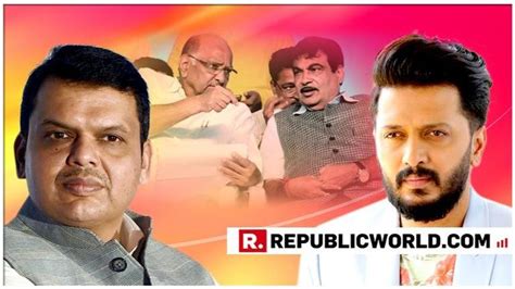 Ritesh Deshmukh Asks Devendra Fadnavis If Nitin Gadkari Or Sharad Pawar Can Be Pm Heres The