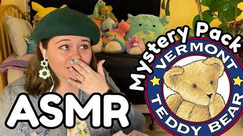 Asmr Vermont Teddy Bear Mystery Box Whispers Plushie Sounds Fabric