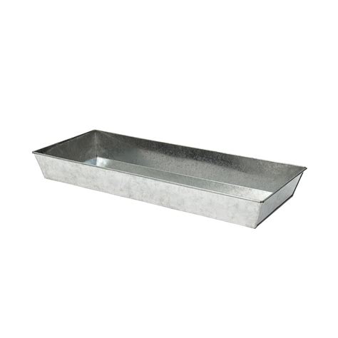 Shop ACHLA Designs 24 In W X 3 In H Galvanized Metal Rectangular