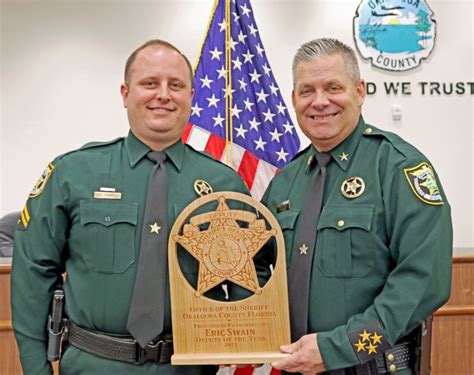 Ocso 2021 Deputy Of The Year Eric Swain Okaloosa County Sheriffs Office