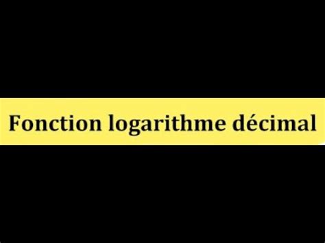 Fonction Logarithme D Cimal Encadrement De Ln X Par Des