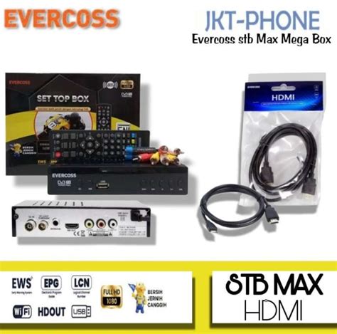 Promo Stb Cbm Set Top Box Tv Digital Cbm 81th Dvb T2 Max Hdmi Diskon