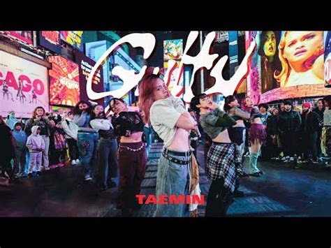 KPOP DANCE COVER TAEMIN Guilty In Times Square NYC By OFFBRND