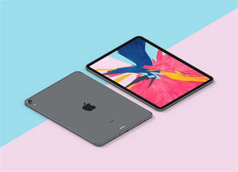 Free New Ipad Pro 2018 Mockup Psd In Perspective View Good Mockups