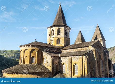 Church Conques stock image. Image of catholic, background - 47176765