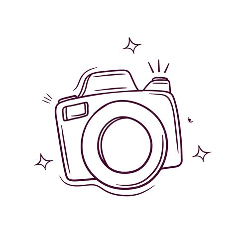 Premium Vector Hand Drawn Dslr Camera Doodle Vector Sketch Illustration