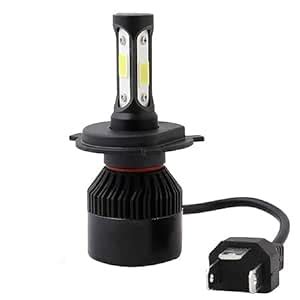 Side H Led Headlight Bulb With Cooling Fan Head Lamp Conversion Kit