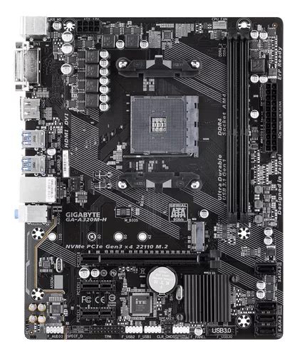 Placa Madre Gigabyte Ga a320m h Socket Am4 Cuotas sin interés