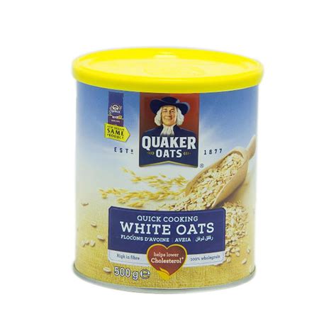 Quaker Oats Quick Cooking White Oats 500g Shopifull