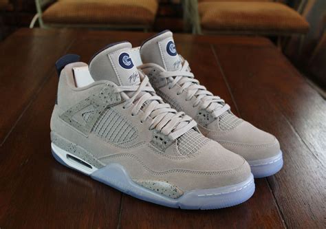 Air Jordan 4 Georgetown Hoyas Pe Sneaker Bar Detroit