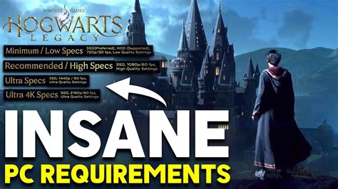 Huge Hogwarts Legacy Pc Update Insane Pc System Requirements Revealed