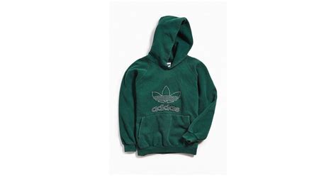 Urban Outfitters Vintage Adidas Green Hoodie Sweatshirt For Men Lyst