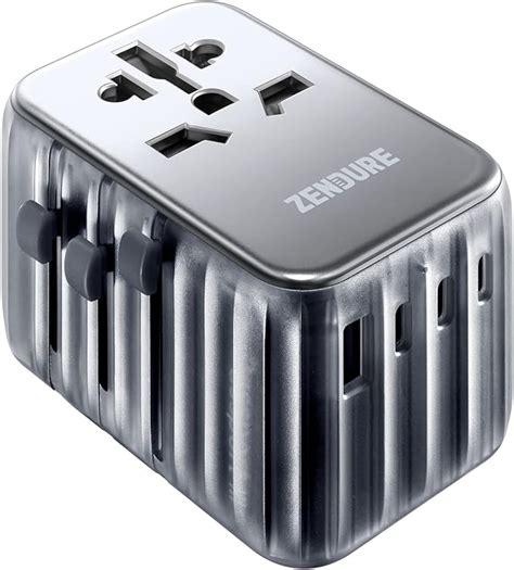 Zendure W Pd Adaptateur De Voyage Prise Universel Usb C A Charge