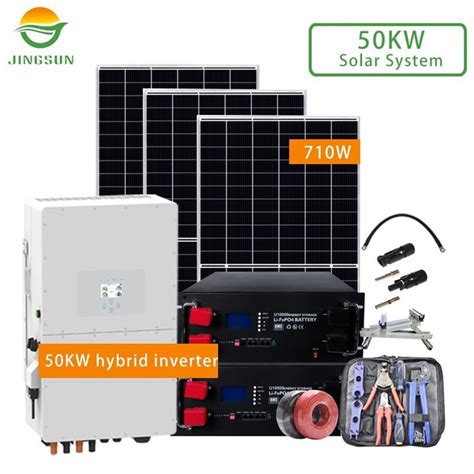 China 50kw Solar System Manufacturers Suppliers Factory 50kw Solar