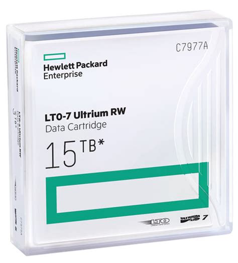 Hp Lto 7 Tape Ultrium 15tb Rw Data Cartridge C7977a Rs4650 Lt