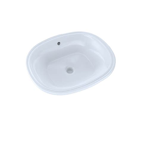 Toto Maris™ Vitreous China Oval Undermount Bathroom Sink With Overflow