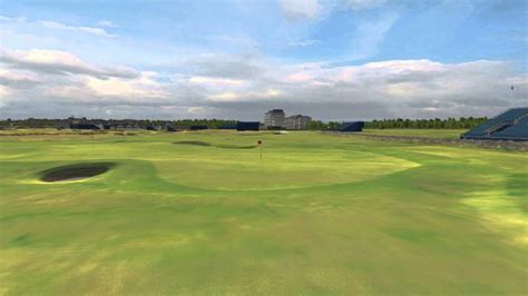 Flyover 15th Hole At The Old Course At St Andrews Venue For The 144th