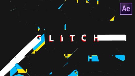 Stretchy Glitch Text Animation In After Effects After Effects