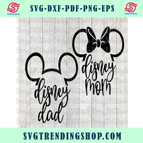 Svg Dxf Png Eps Pdf Disney Bound Mickey And Minnie8969930