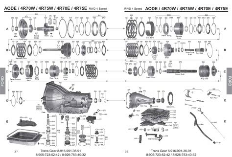 Ford A4ld Transmission Parts Diagram - Wiring Diagram Pictures