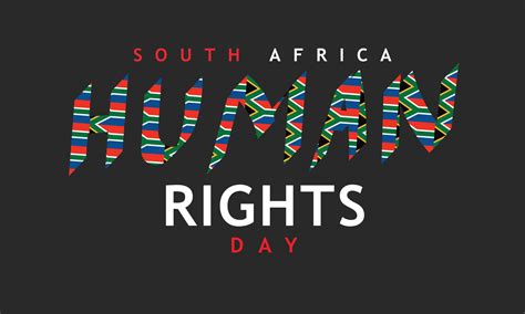 South Africa Human Rights Day March For Greeting Card Poster