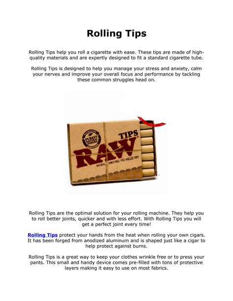 Rolling Tips by rollingtips - Issuu