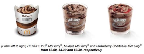 Hersheys Mcflurry Hot Fudge Sundae And Cone Will Be Available At