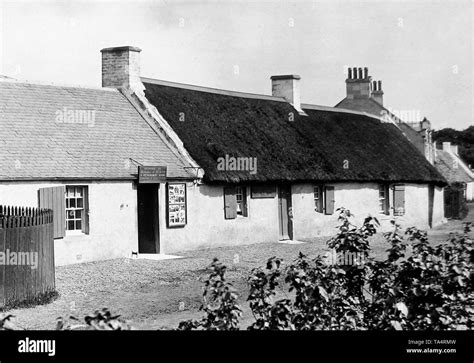 Robert Burns Cottage, Alloway Stock Photo - Alamy