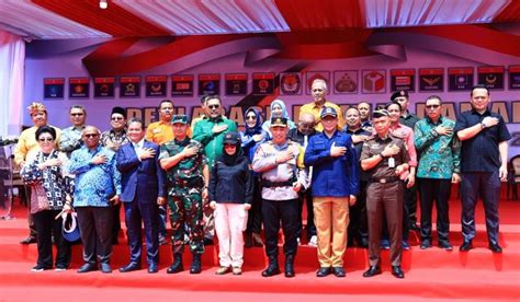 Gelar Deklarasi Damai Polri TNI Hingga KPU Siap Jaga Kamtibmas Saat