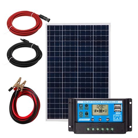 PANEL SOLARNY BATERIA SŁONECZNA 100W 12V REGULATOR ŁADOWARKA SOLARNA