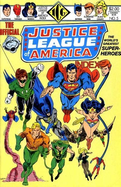 The Official Justice League Of America Index 5 Issue Five Issue