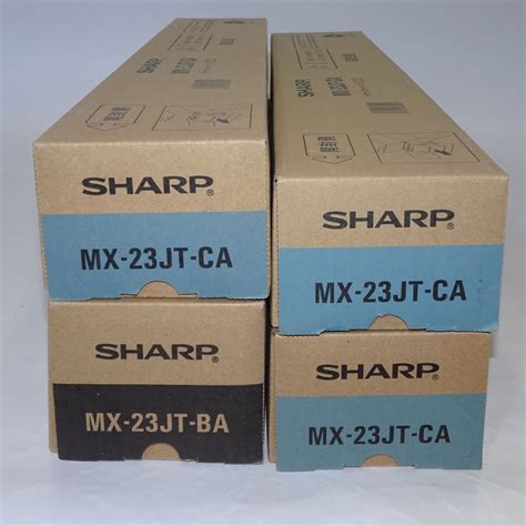 2色4本セット SHARP シャープ 純正トナー MX 23JT BA CA MX 3112FN用 純正 保証あり お買い得 NO 5451