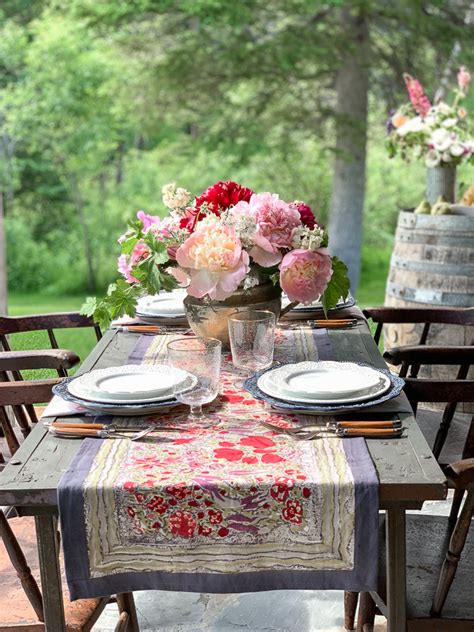 How To Set A Simple French Country Summer Table - Sanctuary Home Decor