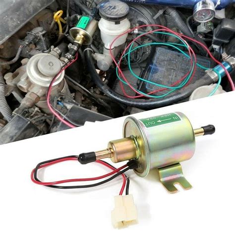 Inline Fuel Pump 12v Electric Transfer Low Pressure Gas Diesel Fuel Pump Hep 02a