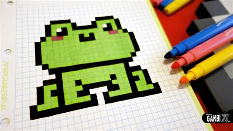 Handmade Pixel Art How To Draw A Kawaii Frog Pixelart | Sexiz Pix