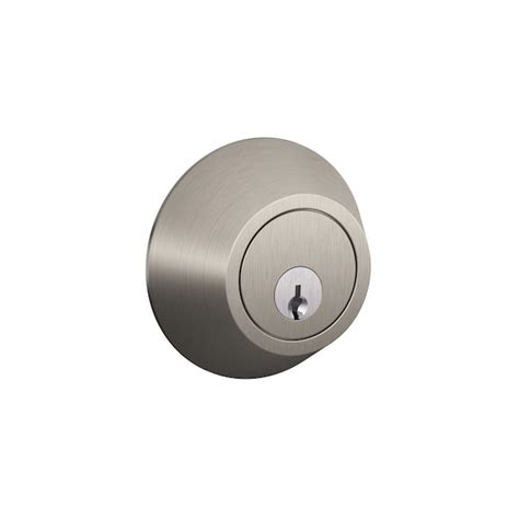 Dexter J Series Deadbolts Satin Nickel Single Cylinder Deadbolt At