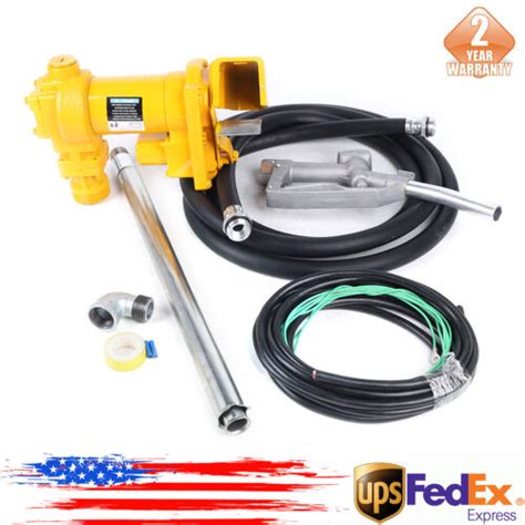 Fill Rite Fuel Transfer Pump With Hose And Manual Nozzle 20 Gpm 12 Volt