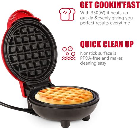 Buy Seenda Mini Waffle Maker Portable Electric Non Stick Waffle Iron