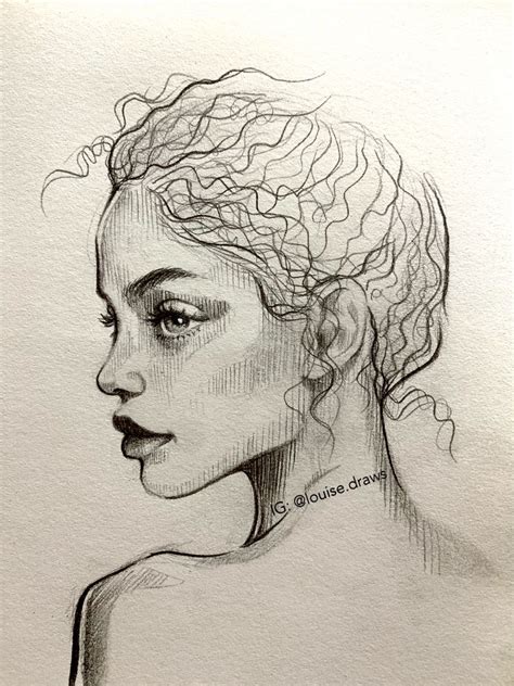 Drawing Female Side Profile - Drawing Tips Guide