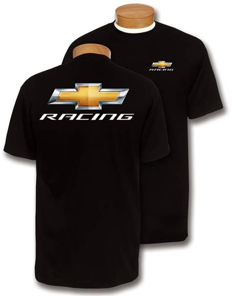 Chevrolet Racing Black T Shirt Chevy Mall Chevy Shirts Chevrolet