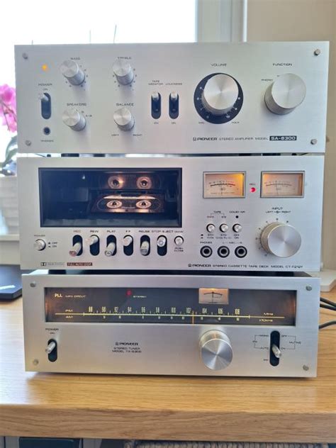 Vintage Pioneer Amplifier Sa Tapedeck Ct F Tuner Tx